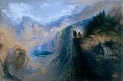 John Martin Manfred on the Jungfrau Spain oil painting artist